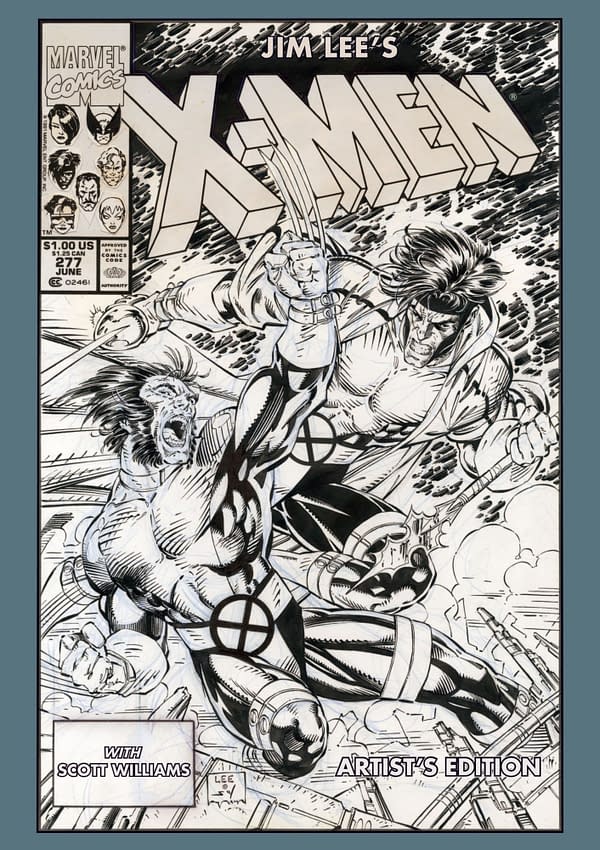 Jim Lee's Original X-Men Artwork to Be Republished as an Artist's Edition.