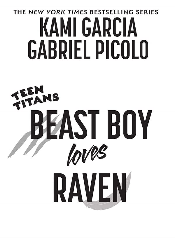 Beast Boy Loves Raven Graphic Novel by Kami Garcia and Gabriel Picolo