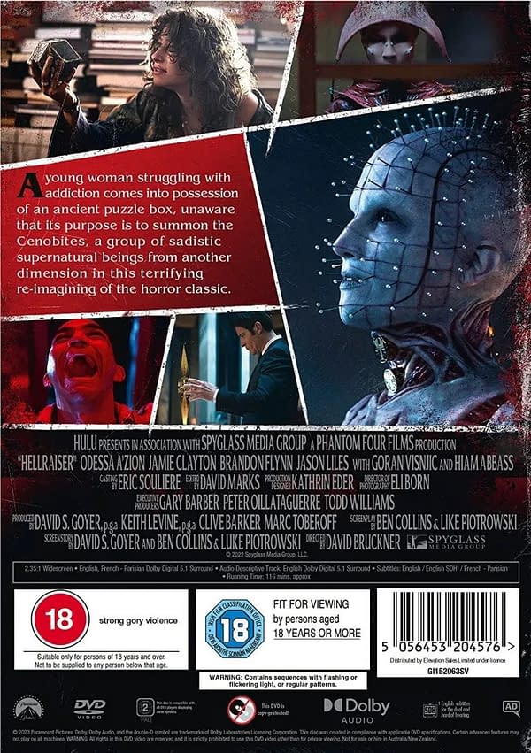 Hellraiser 2022 Coming To DVD...In The UK