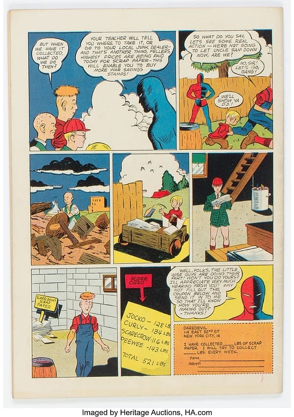 When Punch And Judy Were Common In The US, Daredevil #24 at Auction