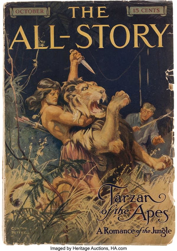Debut of Tarzan in All-Story October 1912 Goes for Record $264,000