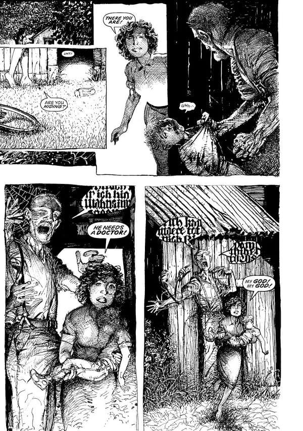 Interior preview page from BARRY WINDSOR-SMITH MONSTERS SGND HC (MR)