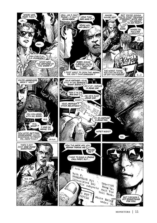Interior preview page from BARRY WINDSOR-SMITH MONSTERS SGND HC (MR)