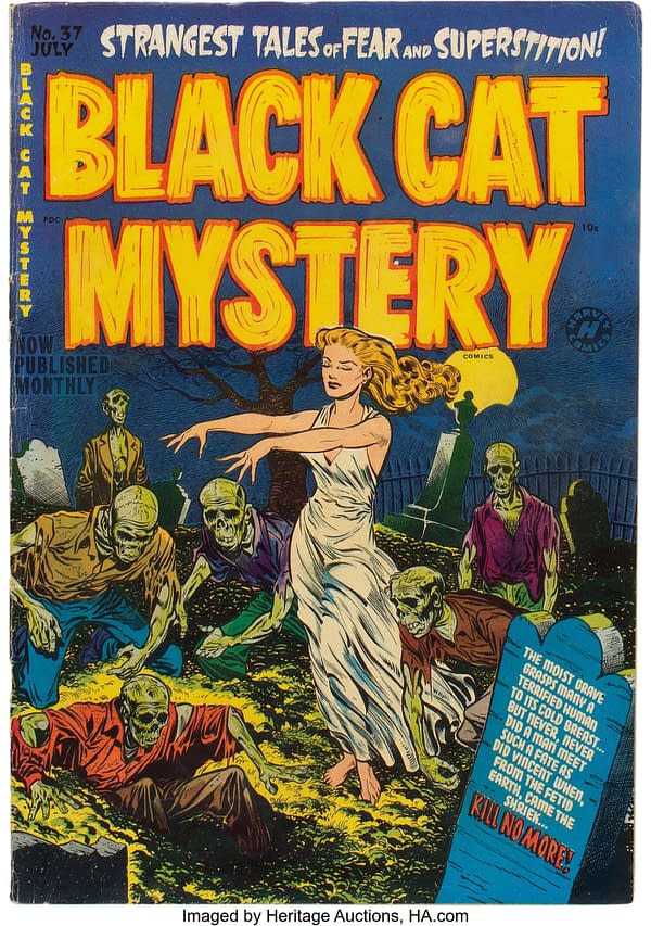 Black Cat Mystery #37 (Harvey, 1952)