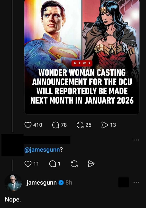 James Gunn Puts to Rest the Latest Wonder Woman/DCU Rumor