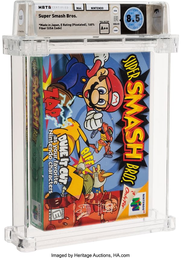 Great Copy Of Original Super Smash Bros. Is On Auction Right Now