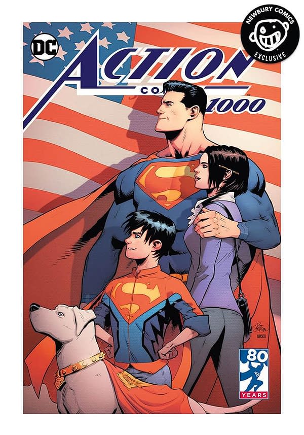Pat Gleason's Action Comics #1000 Cover for Newbury Comics Chain