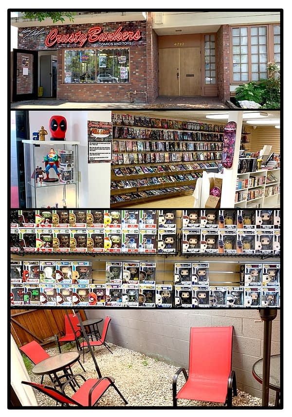Neal Adams Has A Grand Opening For His Crusty Bunkers Comic Shop in Burbank, Today