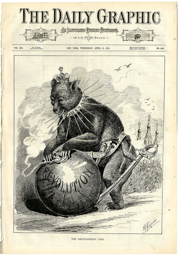 THE ISSUE: A Vintage Daily Graphic in 1879, "The Smoldering Fire"