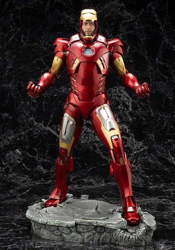 Kotobukiya Re-Releases The Avengers Iron Man Mark 7 Statue 