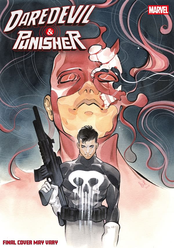 Cover image for DAREDEVIL/PUNISHER: THE DEVIL'S TRIGGER #5 PEACH MOMOKO VARIANT