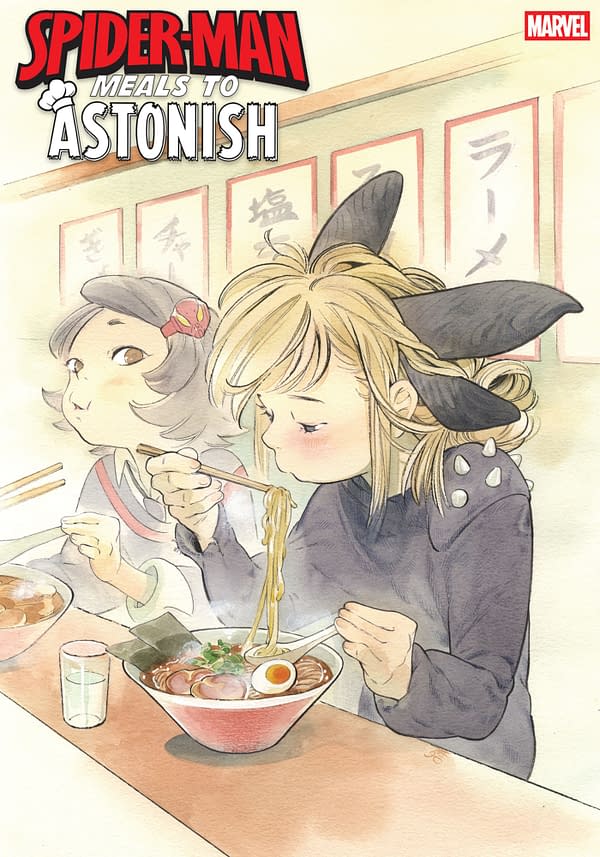 Cover image for SPIDER-MAN: MEALS TO ASTONISH #1 PEACH MOMOKO VARIANT