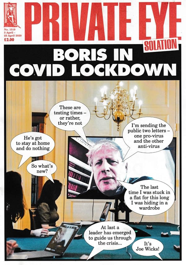 Cover to Private Eye magazine