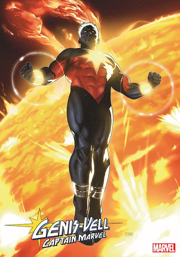 Cover image for GENIS-VELL: CAPTAIN MARVEL 1 CLARKE VARIANT