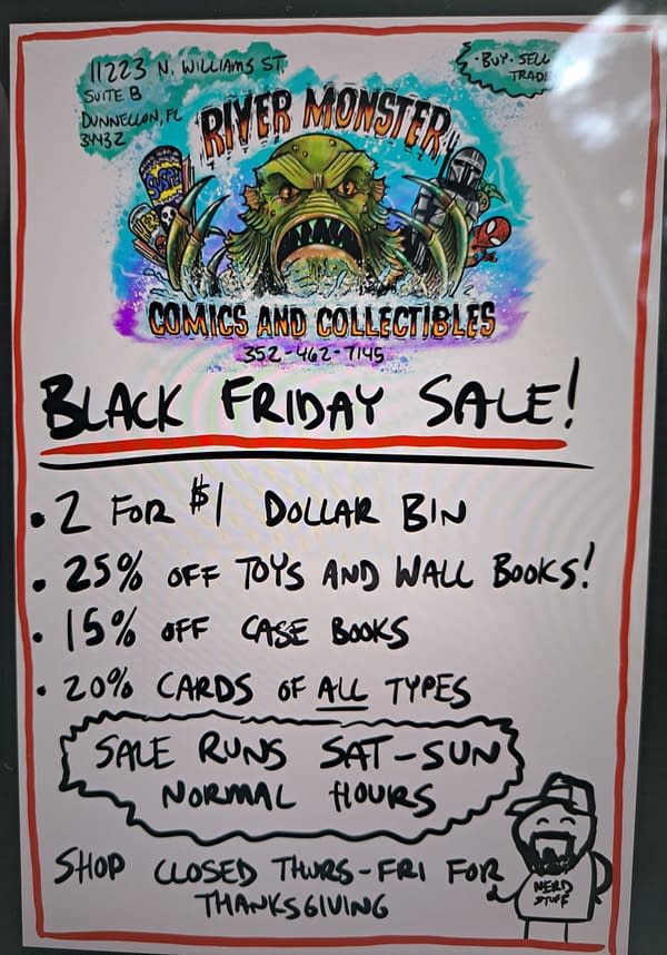 Black Friday Comic Book Store Sales