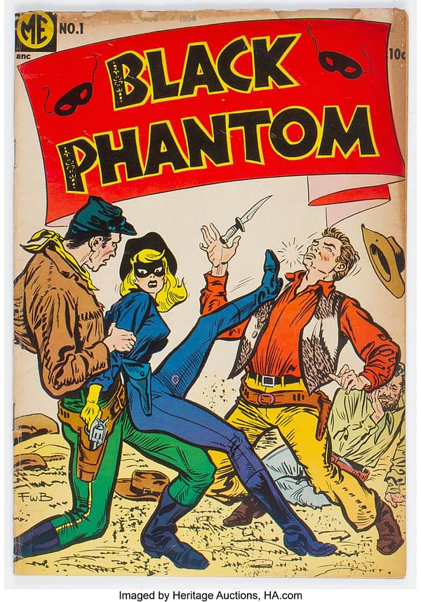 The Black Phantom #1 (Magazine Enterprises, 1954)