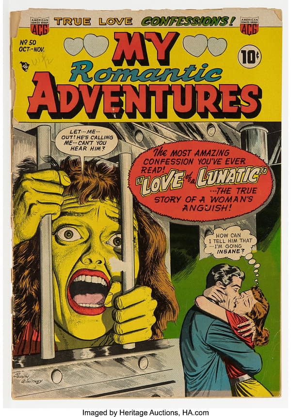 Romantic Adventures #50 Has A Horrific Cover At Heritage Auctions