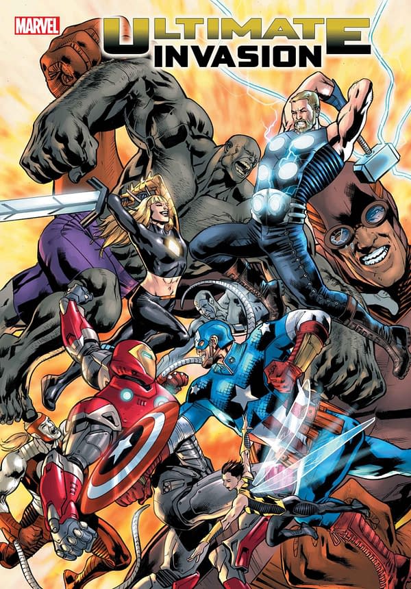 Cover image for ULTIMATE INVASION #2 BRYAN HITCH COVER