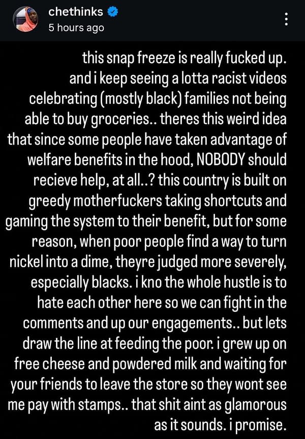 SNL Star Michael Che Calls Out "F***ed Up" SNAP Freeze, Racist Videos