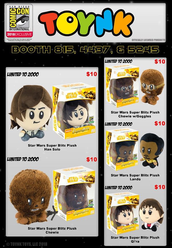 Toynk Star Wars SDCC Exclusives