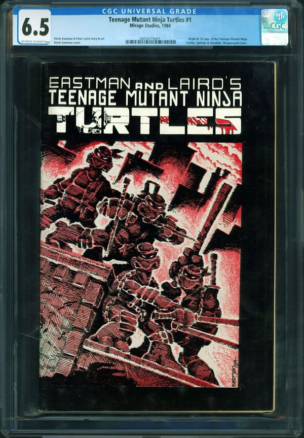 A Nice Copy Of TMNT #1 Is Up For Auction Today On ComicConnect