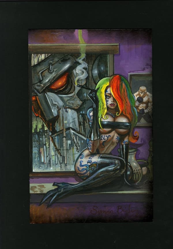 Simon Bisley Original Covers For Brooklyn Gladiator and Rai at Auction