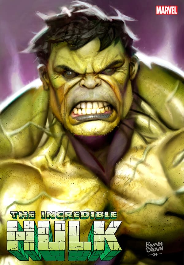 Cover image for INCREDIBLE HULK #18 RYAN BROWN VARIANT