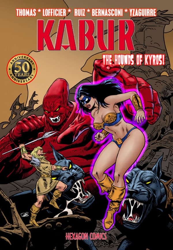 Kabur 50th Anniversary With Roy Thomas in Hexagon's July 2025 Solicits