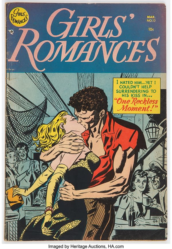 Girls' Romances #13 (DC, 1952) cover by Alex Toth.