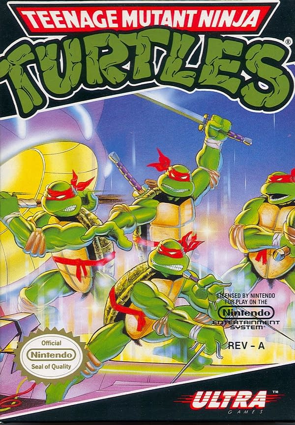 Teenage Mutant Ninja Turtles Mutant Melee 1989 NES Covermash-Up #1
