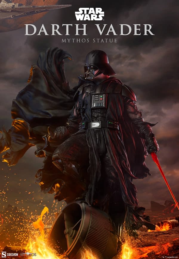 Sideshow Reveals Their New Star Wars Darth Vader Mythos Statue