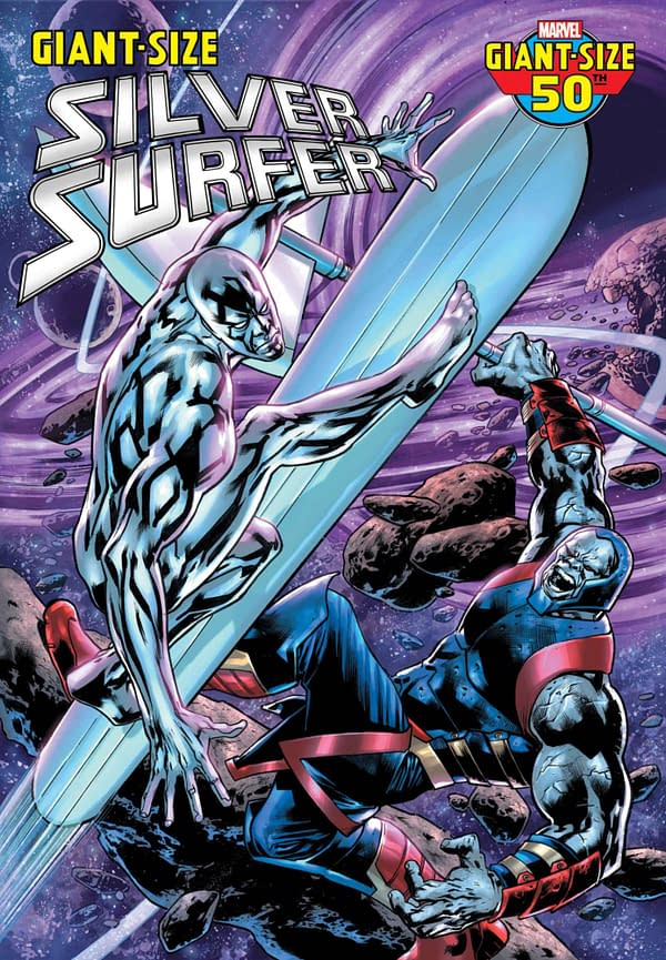 Cover image for GIANT-SIZE SILVER SURFER #1 BRYAN HITCH COVER