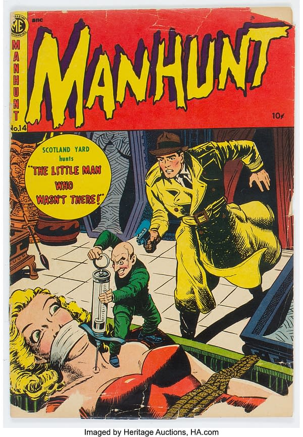 Manhunt #14 (Magazine Enterprises, 1953)