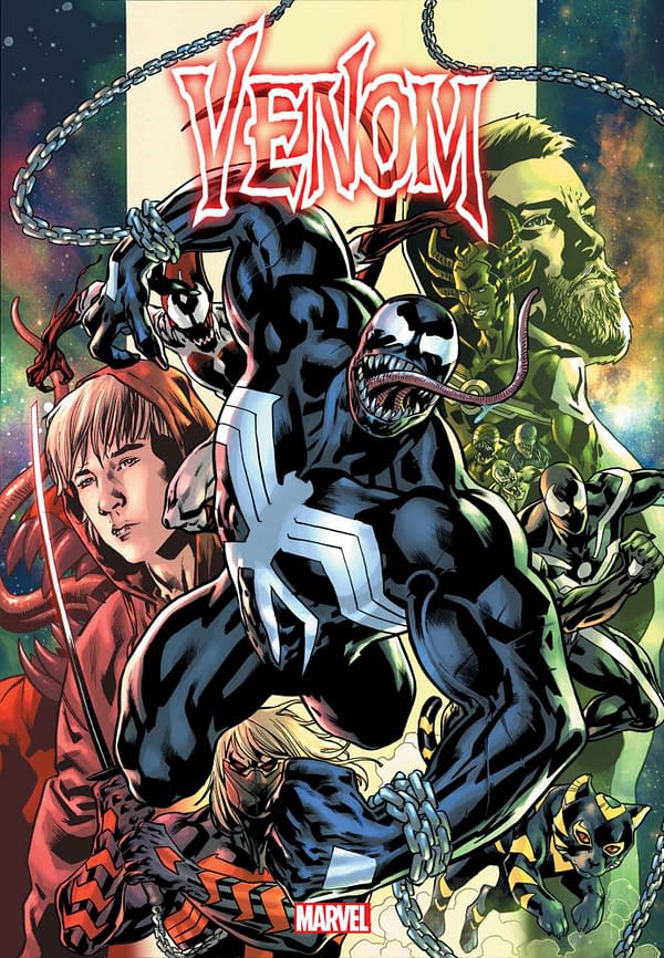 Cover image for VENOM #18 BRYAN HITCH COVER
