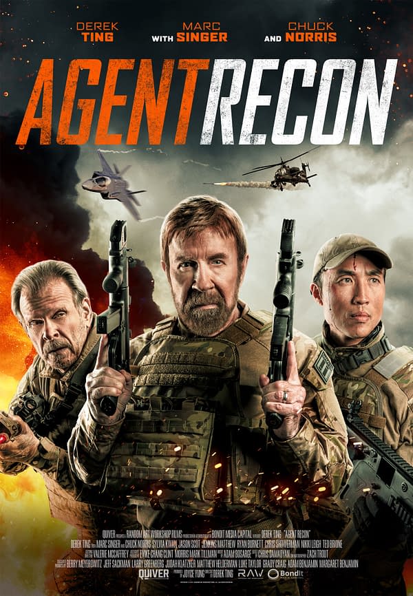 Agent Recon Dir Derek Ting on Marc Singer-Chuck Norris Action Film