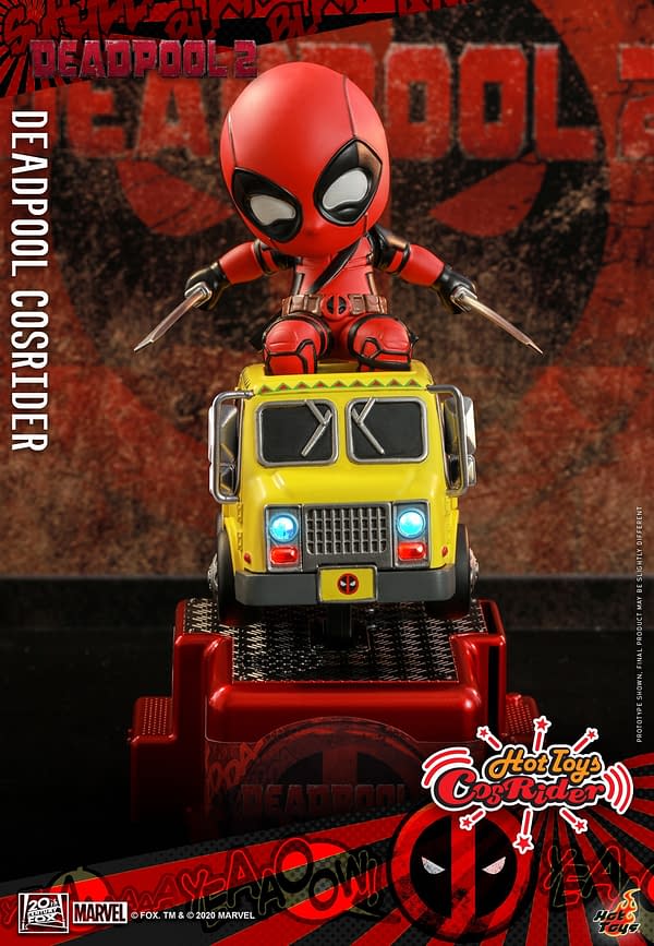 Hot Toy Unveils Marvel CosRiders with Deadpool, Star Lord and More