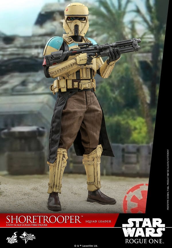 Star Wars Rogue One Shoretrooper Squad Leader Deploys At Hot Toys