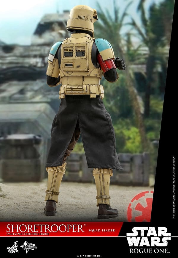 Star Wars Rogue One Shoretrooper Squad Leader Deploys At Hot Toys