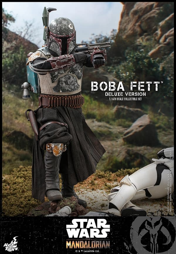 The Mandalorian Boba Fett Gets Two Figure Deluxe Set From Hot Toys
