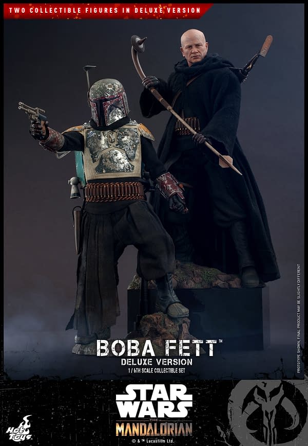 The Mandalorian Boba Fett Gets Two Figure Deluxe Set From Hot Toys