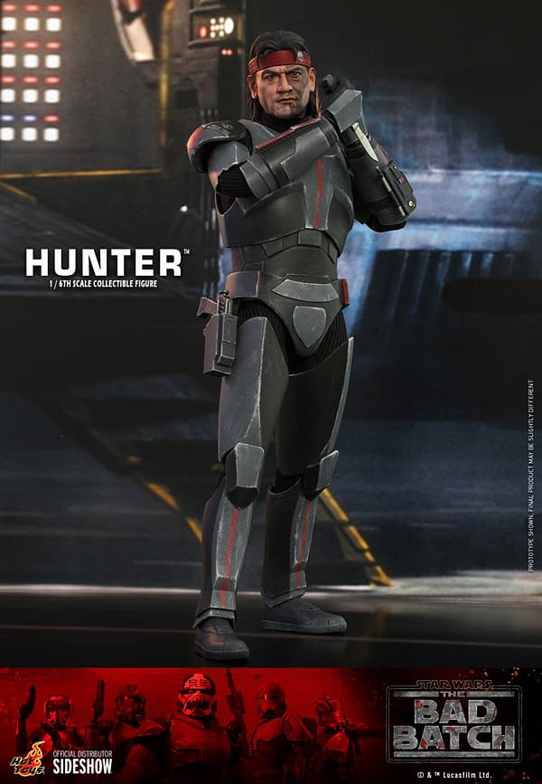 Star Wars: The Bad Batch Hunter Joins The Fight With Hot Toys