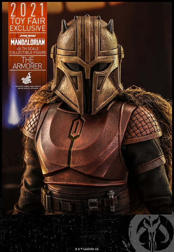 The Mandalorian The Armorer Hot Toys Summer Exclusive Figure Debuts