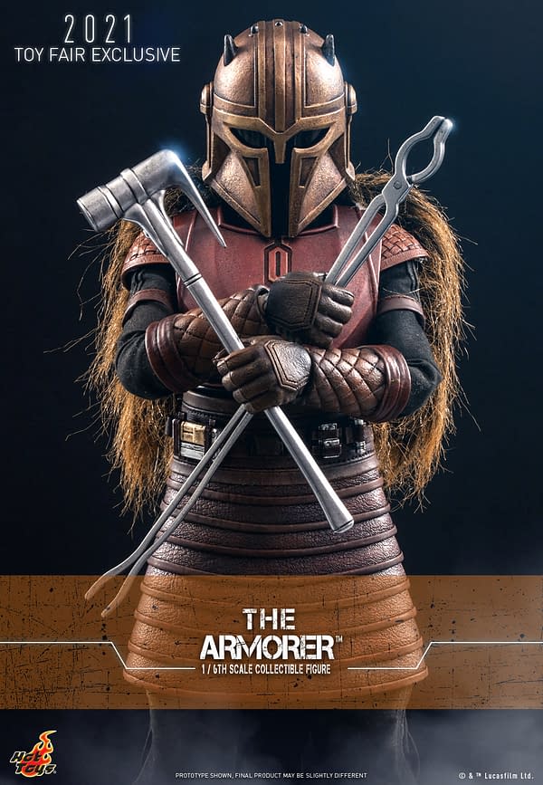 The Mandalorian The Armorer Hot Toys Summer Exclusive Figure Revealed