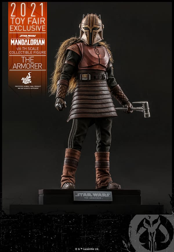 The Mandalorian The Armorer Hot Toys Summer Exclusive Figure Revealed