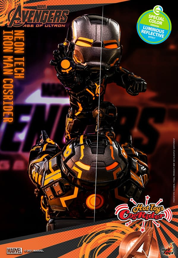 Iron Man Enters The Grid with New 4.0 Neon Tech Figures From Hot Toys