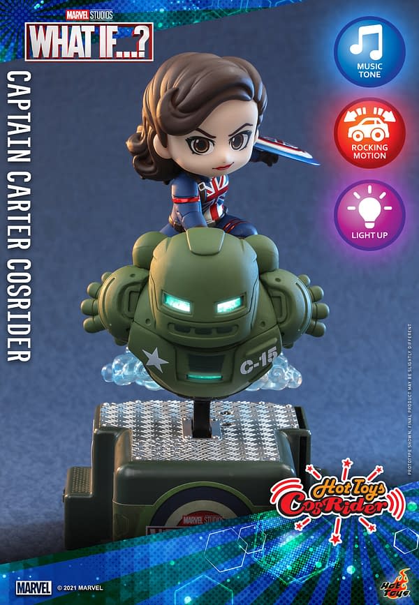 What If...? Captain Carter Gets Adorable CosRider Figure from Hot Toys