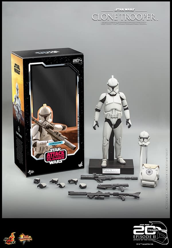 Star Wars Phase 1 Clone Trooper Deloys with New 1/6 Hot Toys Figure 