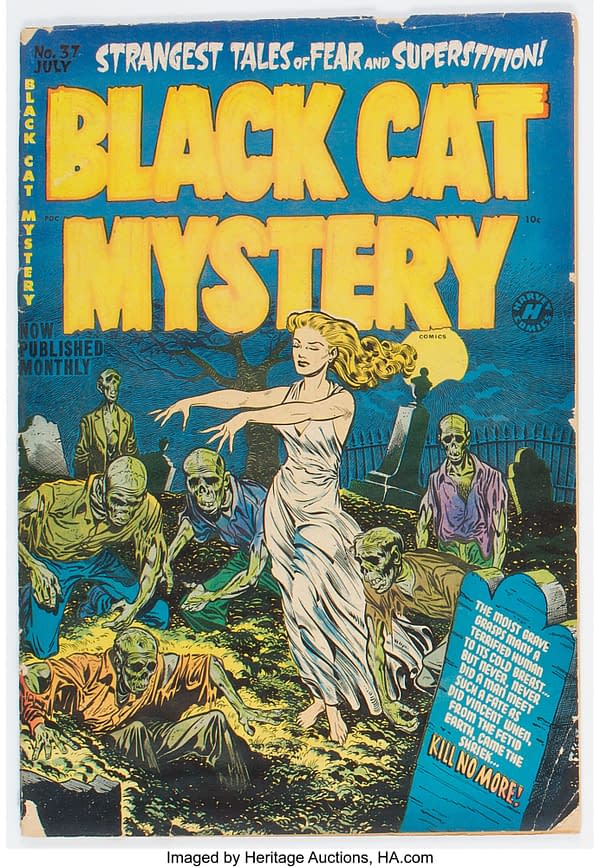 Black Cat Mystery #37 (Harvey, 1952)