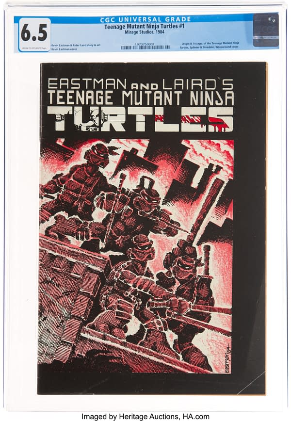 Teenage Mutant Ninja Turtles #1 Goes Under The Hammer, Today