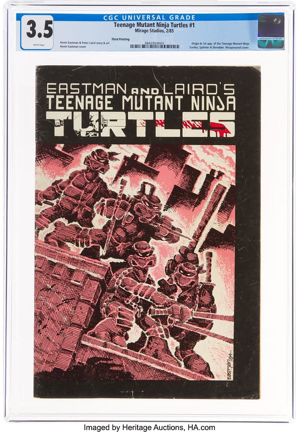 Teenage Mutant Ninja Turtles #1 Third Printing (Mirage Studios, 1985)